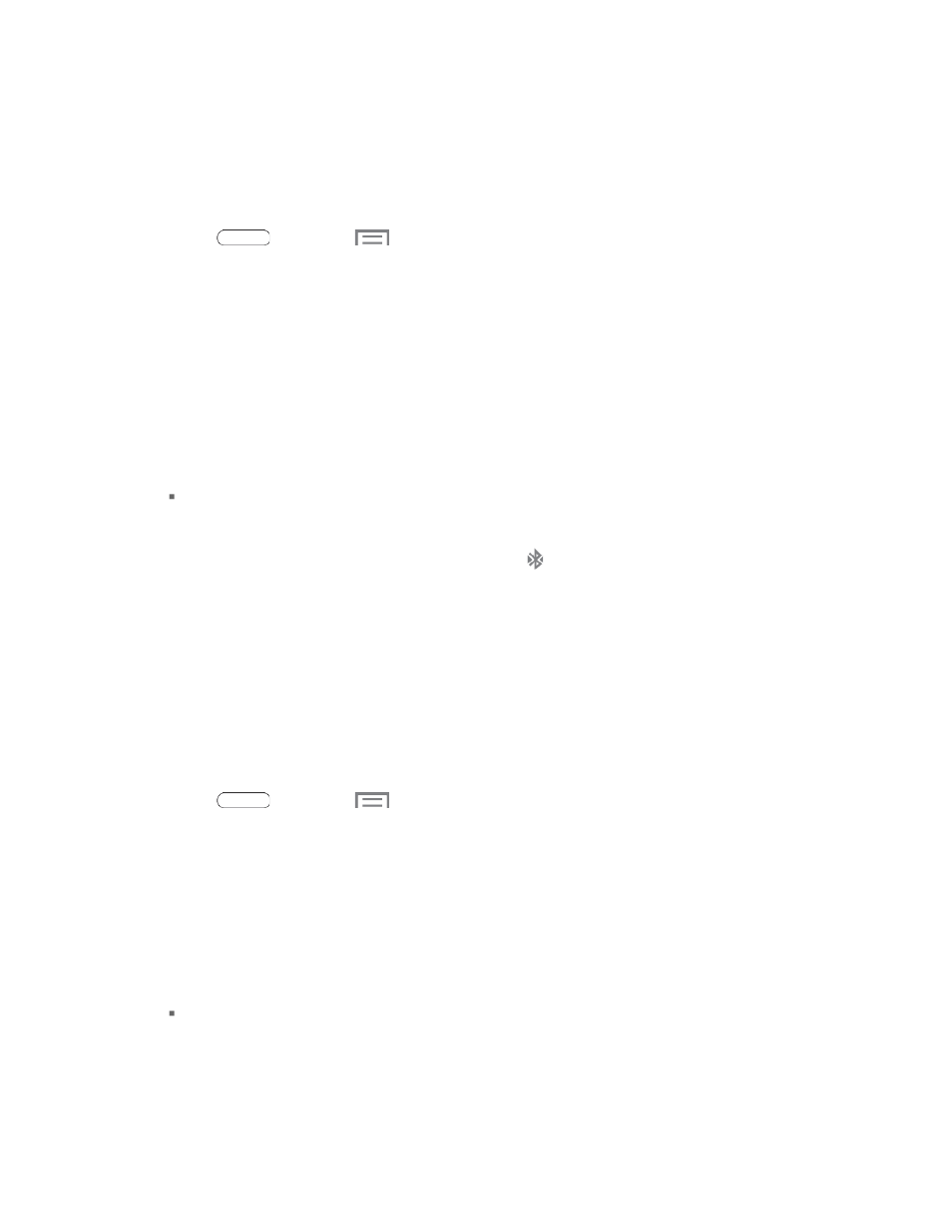 Pairing with a bluetooth device, Reconnect to a bluetooth device | Samsung SM-T217SZKASPR User Manual | Page 65 / 125