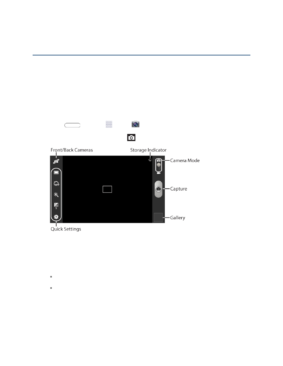 Camera and video, Camera, Take pictures | Record videos | Samsung SM-T217SZKASPR User Manual | Page 71 / 125