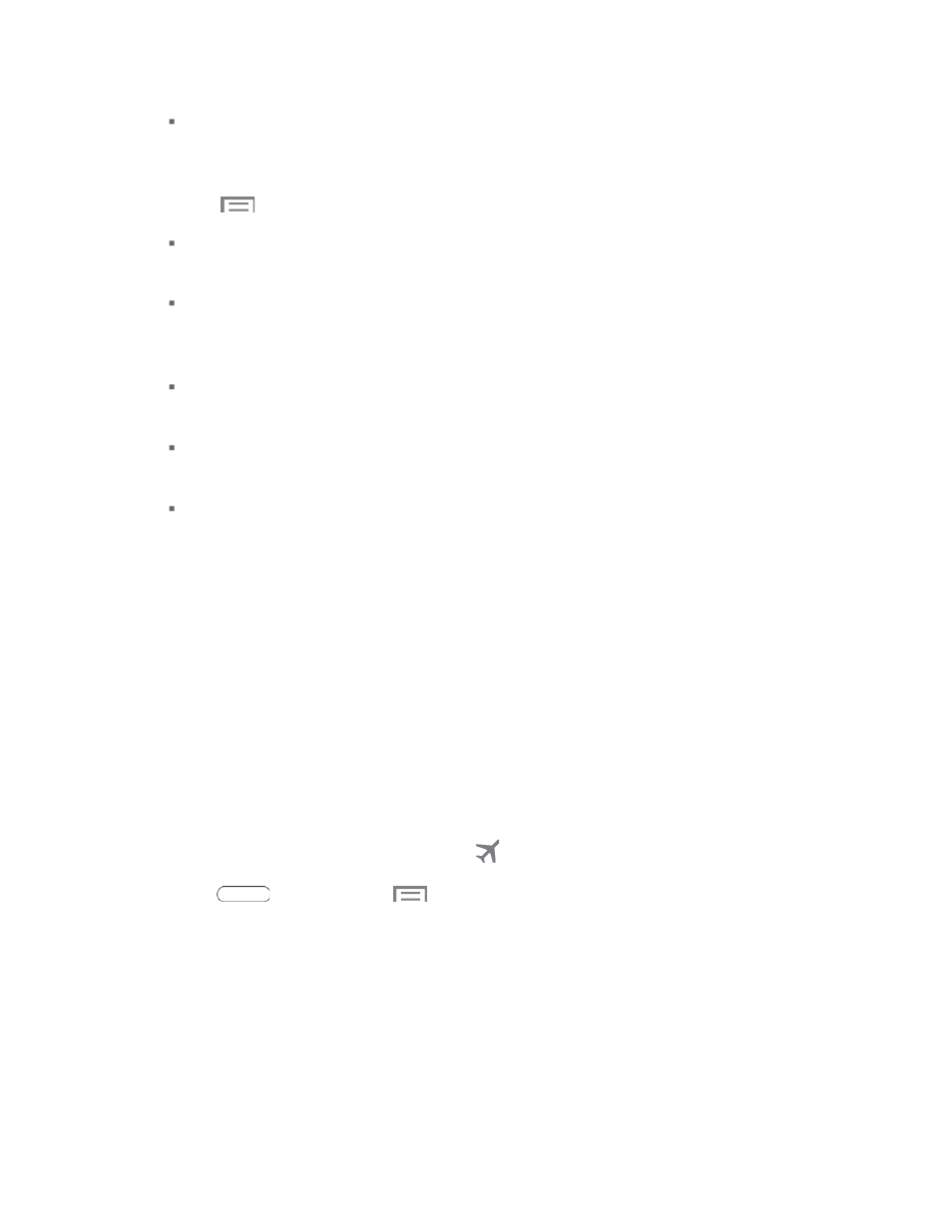 More settings, Airplane mode, Printing | Connections optimizer, Airplane, Mode, Mobile networks | Samsung SM-T217SZKASPR User Manual | Page 91 / 125