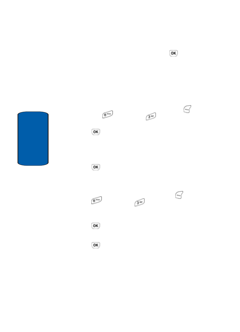 Key beep, Key beep volume, Key beep tone length | Samsung SCH-A630DAVXAR User Manual | Page 112 / 172