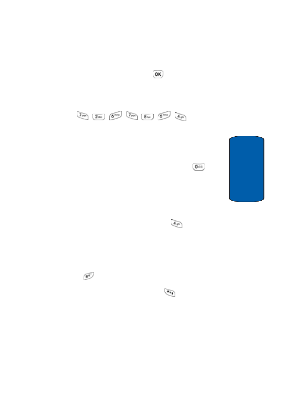 Entering upper and lower case | Samsung SCH-A630DAVXAR User Manual | Page 55 / 172