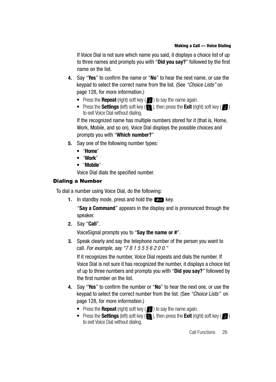 Dialing a number | Samsung SCH-R610ZKAUSC User Manual | Page 29 / 188