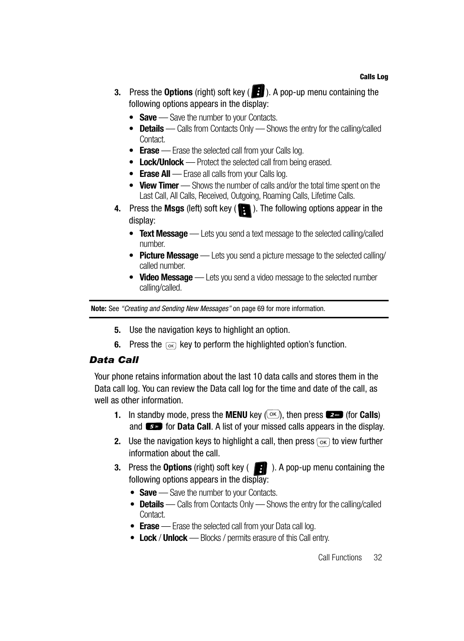 Data call | Samsung SCH-R610ZKAUSC User Manual | Page 35 / 188