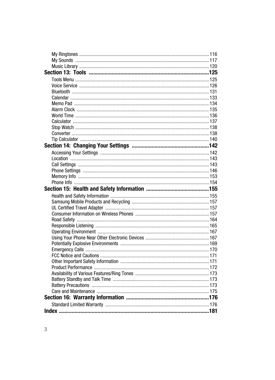 Samsung SCH-R610ZKAUSC User Manual | Page 6 / 188