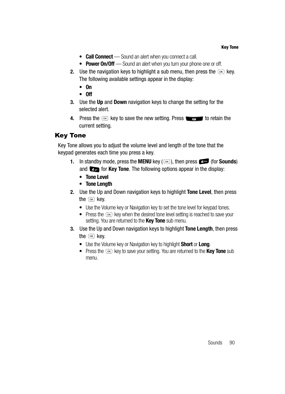 Key tone | Samsung SCH-R610ZKAUSC User Manual | Page 93 / 188