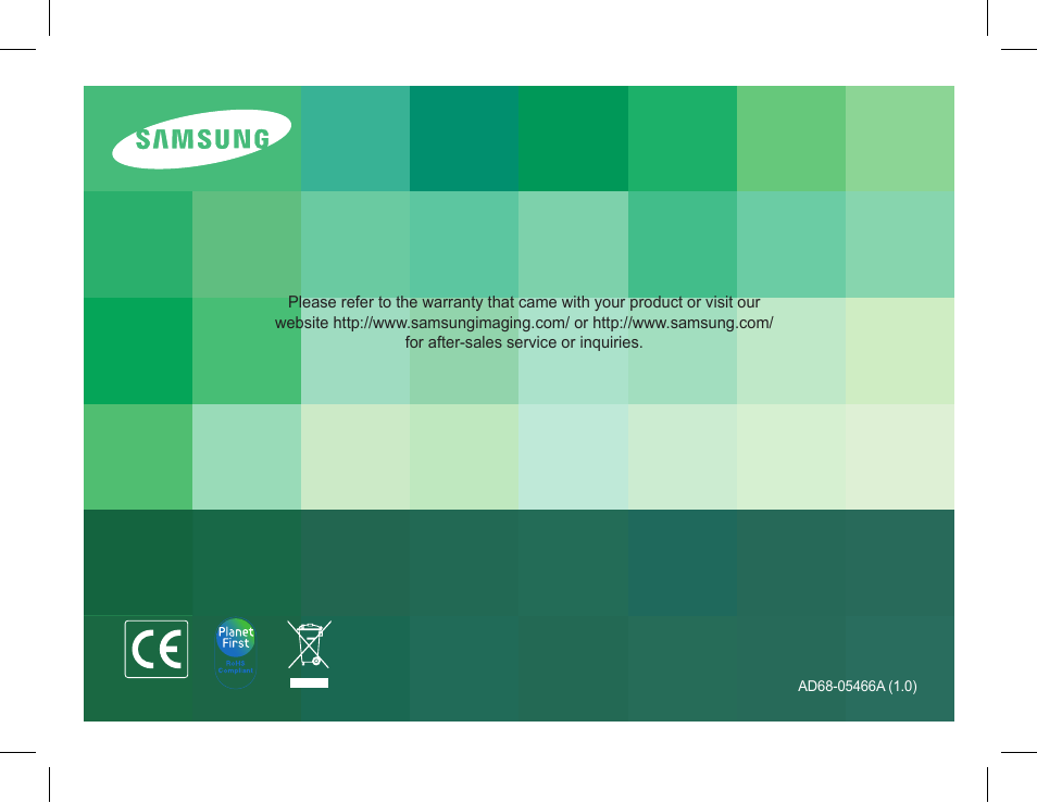 Samsung EC-PL90ZZBPAUS User Manual | Page 36 / 36