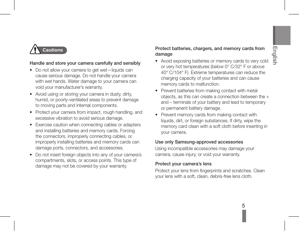 Samsung EC-PL90ZZBPAUS User Manual | Page 5 / 36
