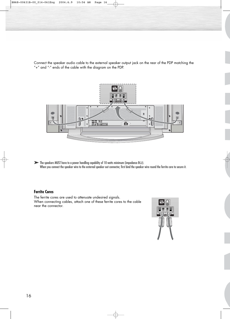 Samsung SPP4231KX-XAA User Manual | Page 16 / 104