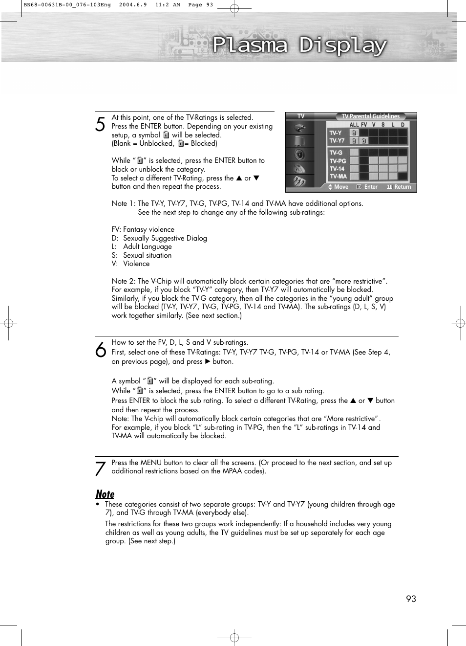 Samsung SPP4231KX-XAA User Manual | Page 93 / 104