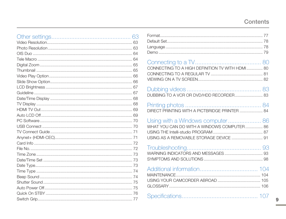 Samsung HMX-Q10UN-XAA User Manual | Page 13 / 114