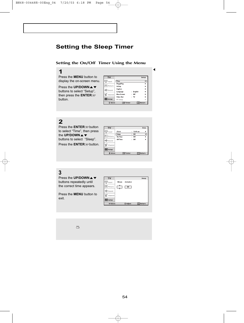 Setting the sleep timer | Samsung LTN406WX-XAA User Manual | Page 62 / 82