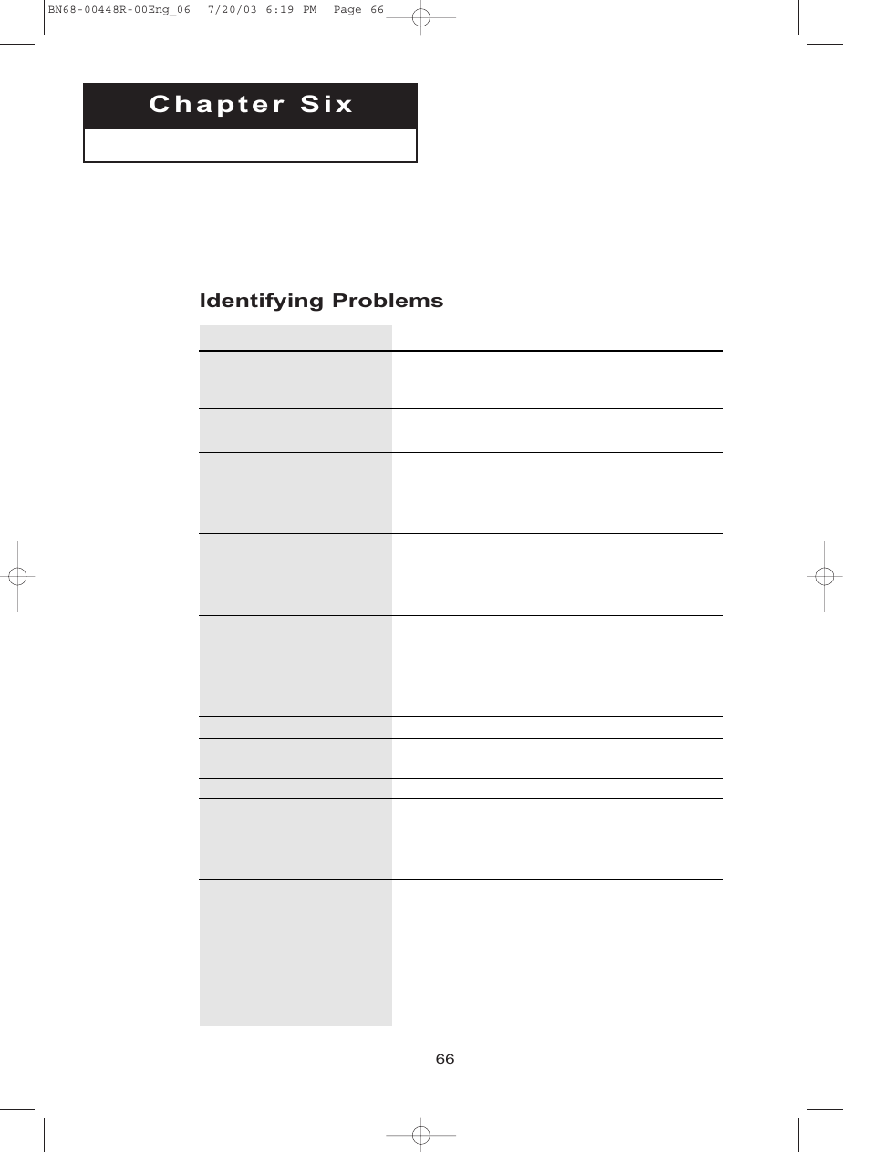 Identifying problems | Samsung LTN406WX-XAA User Manual | Page 74 / 82