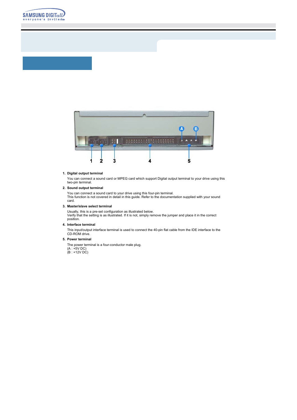 Rear, Introduction | Samsung SC-152GEBS User Manual | Page 7 / 15