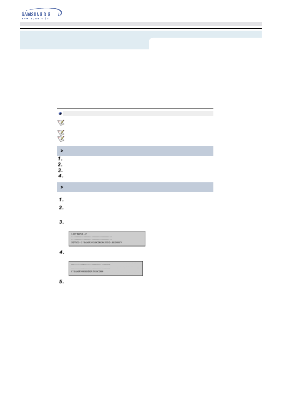 Setting up the device driver, Setup | Samsung SH-D162D-BEBP User Manual | Page 14 / 20