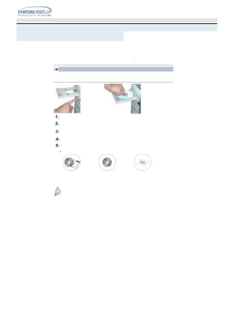 Using the drive, Using the dvd-rom drive | Samsung SH-D162D-BEBP User Manual | Page 15 / 20