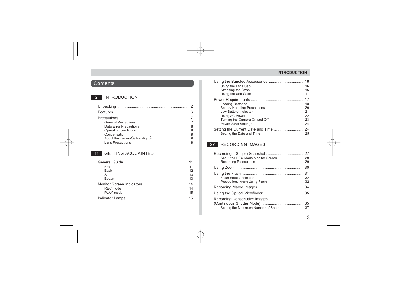 Argus Camera RW-1 User Manual | Page 3 / 91