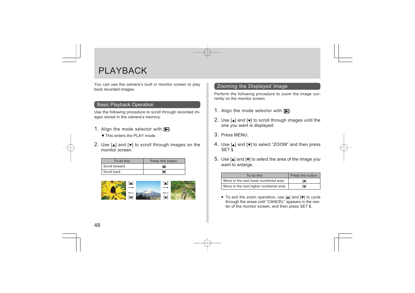 Playback | Argus Camera RW-1 User Manual | Page 48 / 91