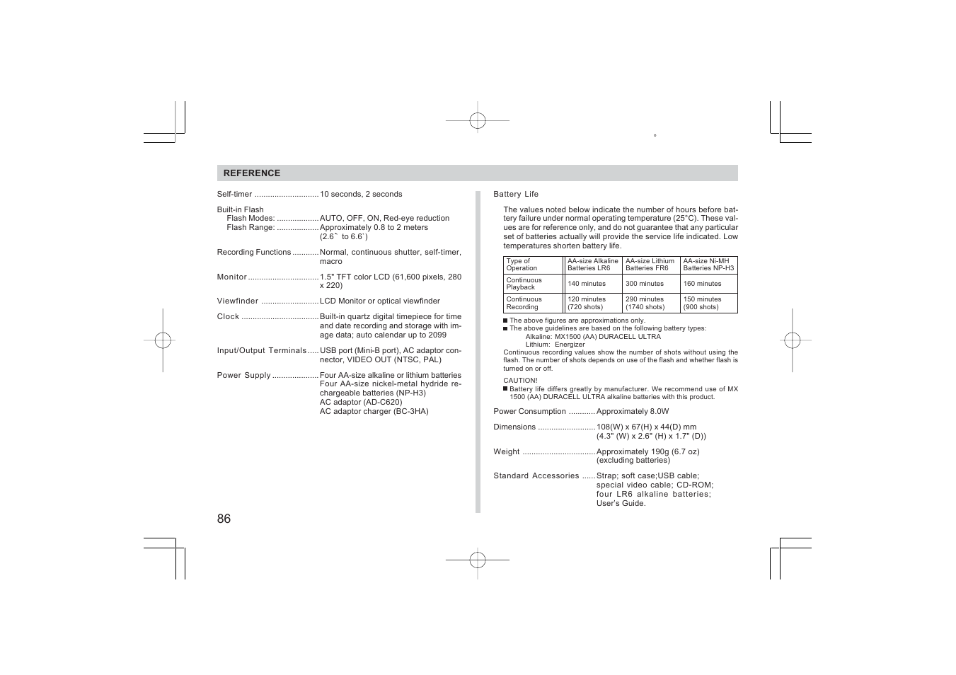 Argus Camera RW-1 User Manual | Page 86 / 91