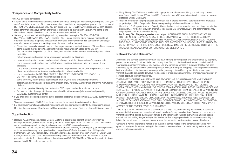 Samsung BD-D5100-ZA User Manual | Page 24 / 32