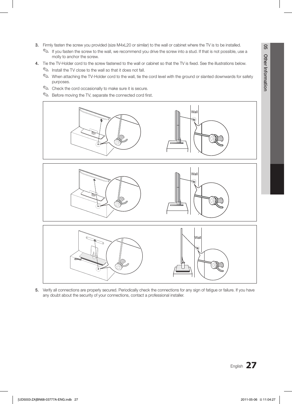 Samsung LN32D405E3DXZA User Manual | Page 27 / 34