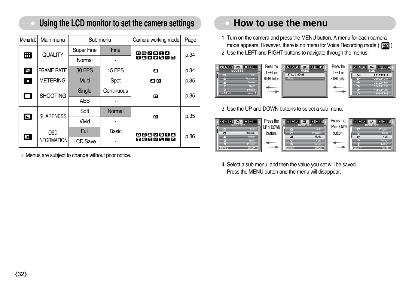 Ŝ32ş | Samsung EC-L60ZZBBB-E1 User Manual | Page 33 / 78