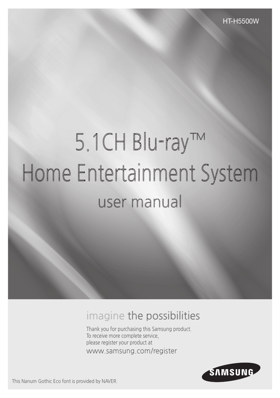 Samsung HT-H5500W-ZA User Manual | 48 pages