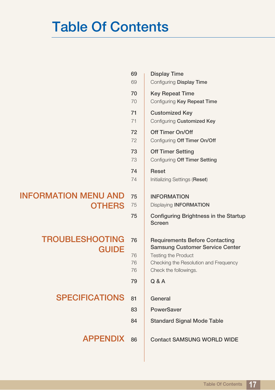 Samsung LS22A650DS-ZA User Manual | Page 17 / 96