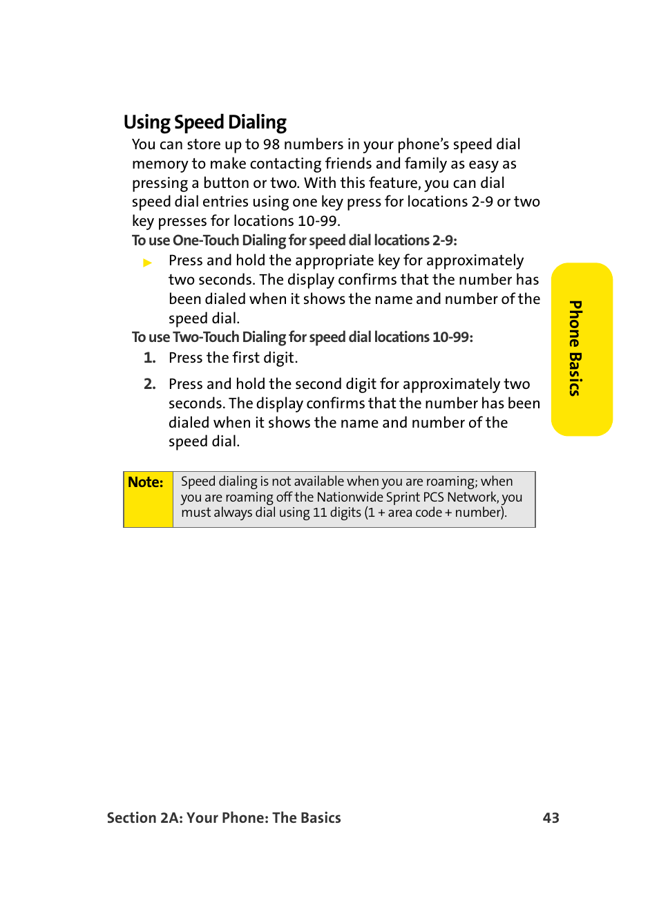 Using speed dialing | Samsung SEPM500BKASPR User Manual | Page 67 / 257