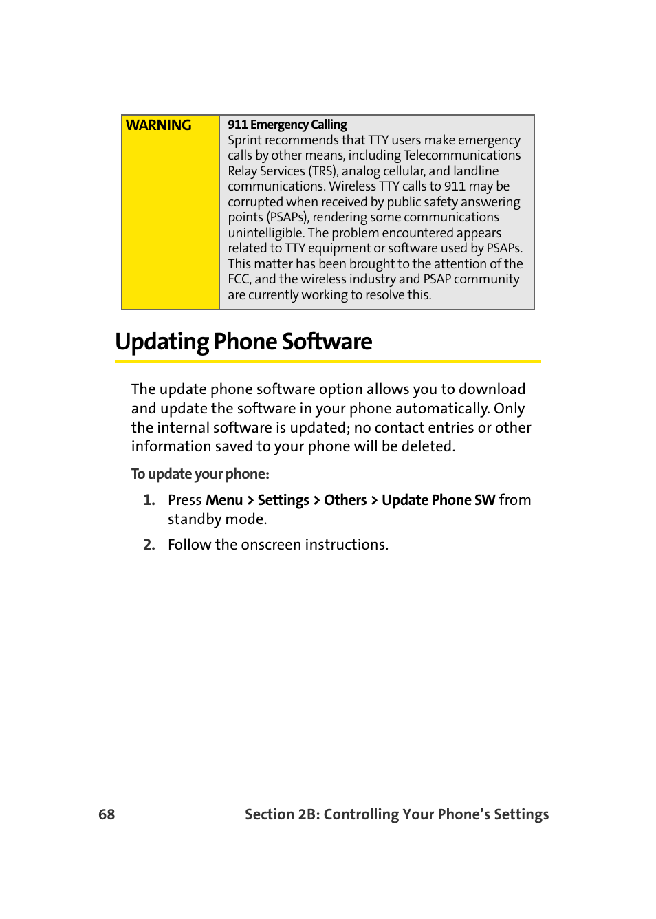 Updating phone software | Samsung SEPM500BKASPR User Manual | Page 92 / 257