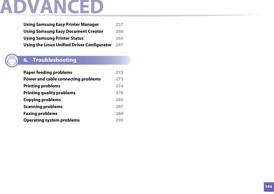 Advanced | Samsung CLX-3305W-XPE User Manual | Page 144 / 334