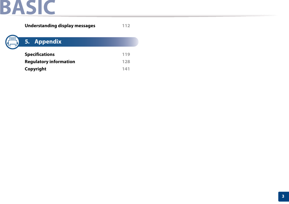 Basic | Samsung CLX-3305W-XPE User Manual | Page 3 / 334