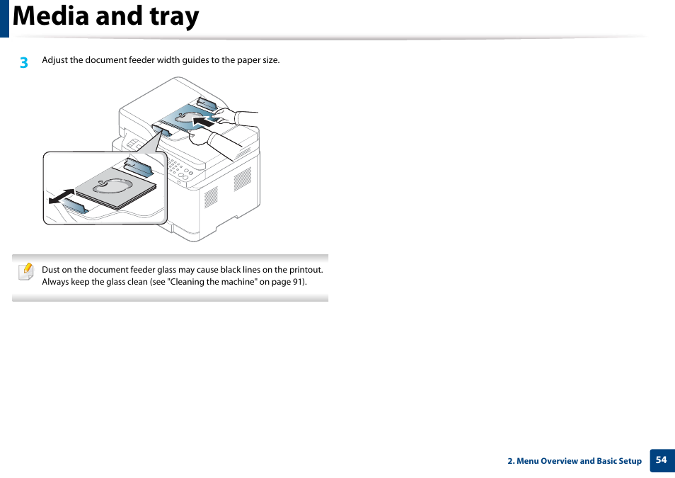 Media and tray | Samsung CLX-3305W-XPE User Manual | Page 54 / 334