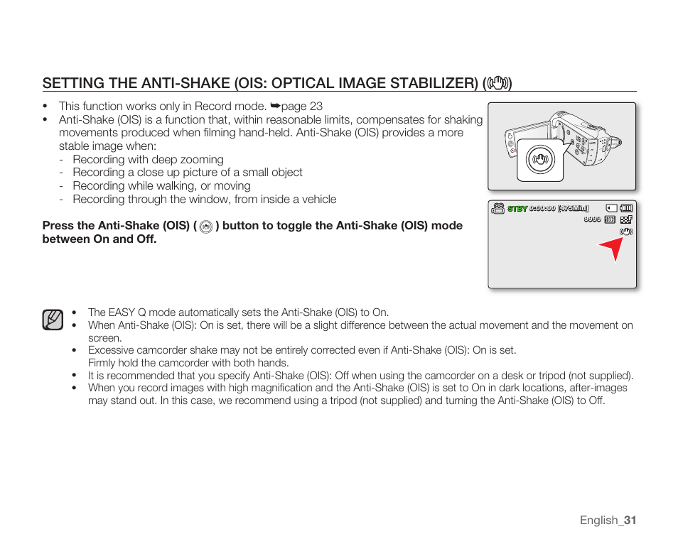 Samsung SMX-K40LN-XAA User Manual | Page 45 / 142