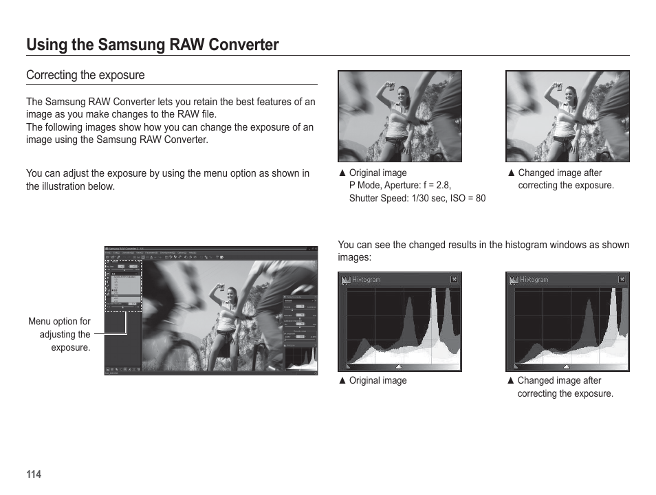 Using the samsung raw converter | Samsung EC-HZ50WZBPBUS User Manual | Page 115 / 120