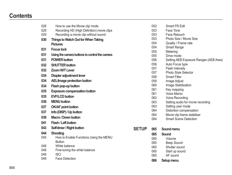 Samsung EC-HZ50WZBPBUS User Manual | Page 5 / 120