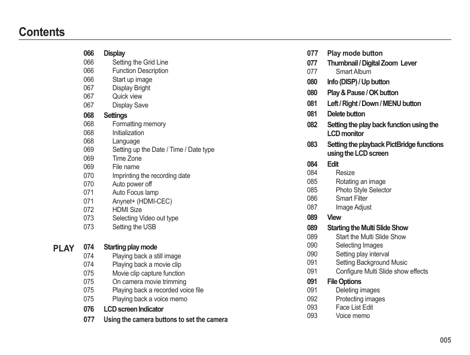 Samsung EC-HZ50WZBPBUS User Manual | Page 6 / 120