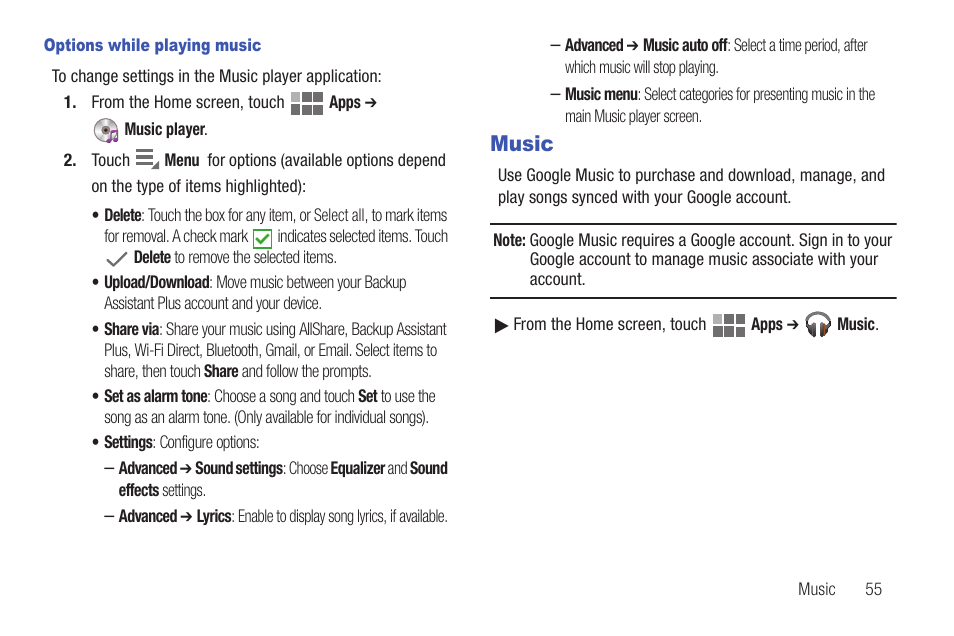 Music | Samsung SCH-I815LSAVZW User Manual | Page 60 / 184