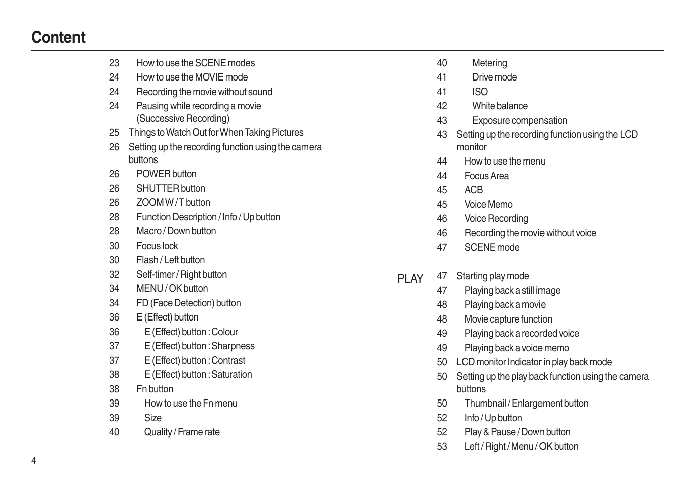 Content | Samsung EC-L100ZSBA-US User Manual | Page 5 / 102