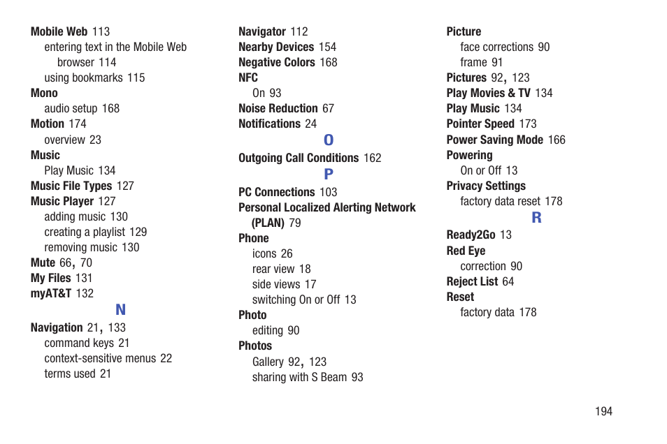 Samsung SGH-I257ZKAATT User Manual | Page 201 / 203