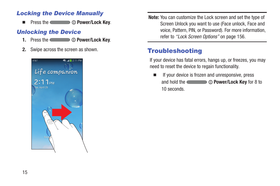 Troubleshooting | Samsung SGH-I257ZKAATT User Manual | Page 22 / 203