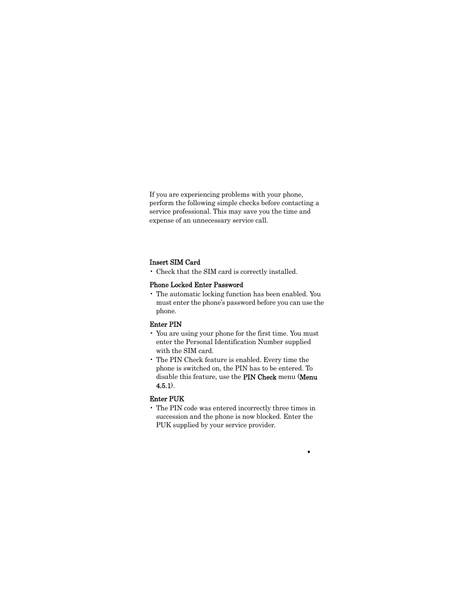Solving problems | Samsung SGH-X426ZSAAWS User Manual | Page 121 / 172