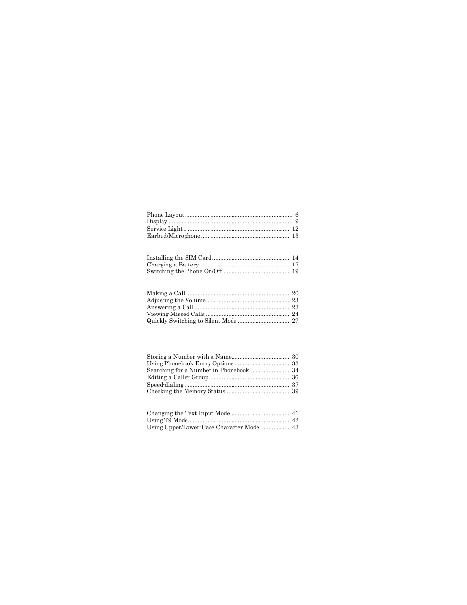 Samsung SGH-X426ZSAAWS User Manual | Page 5 / 172