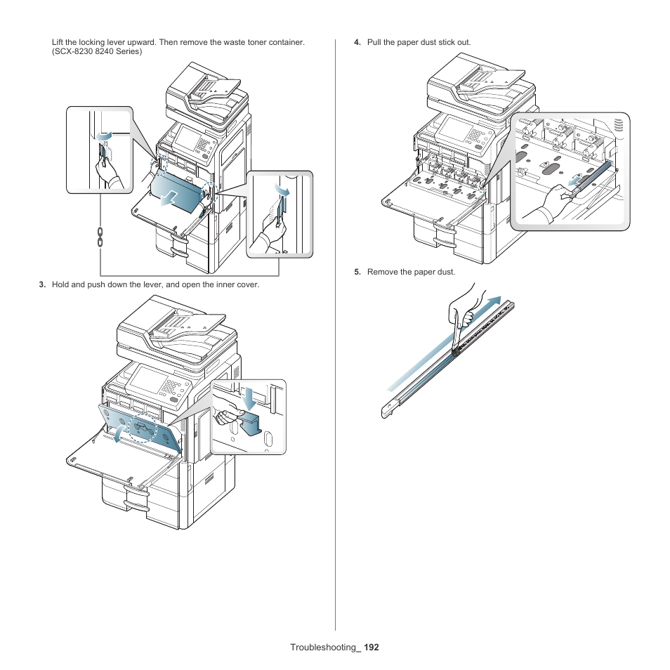 Samsung SCX-8240NA-CAS User Manual | Page 192 / 265