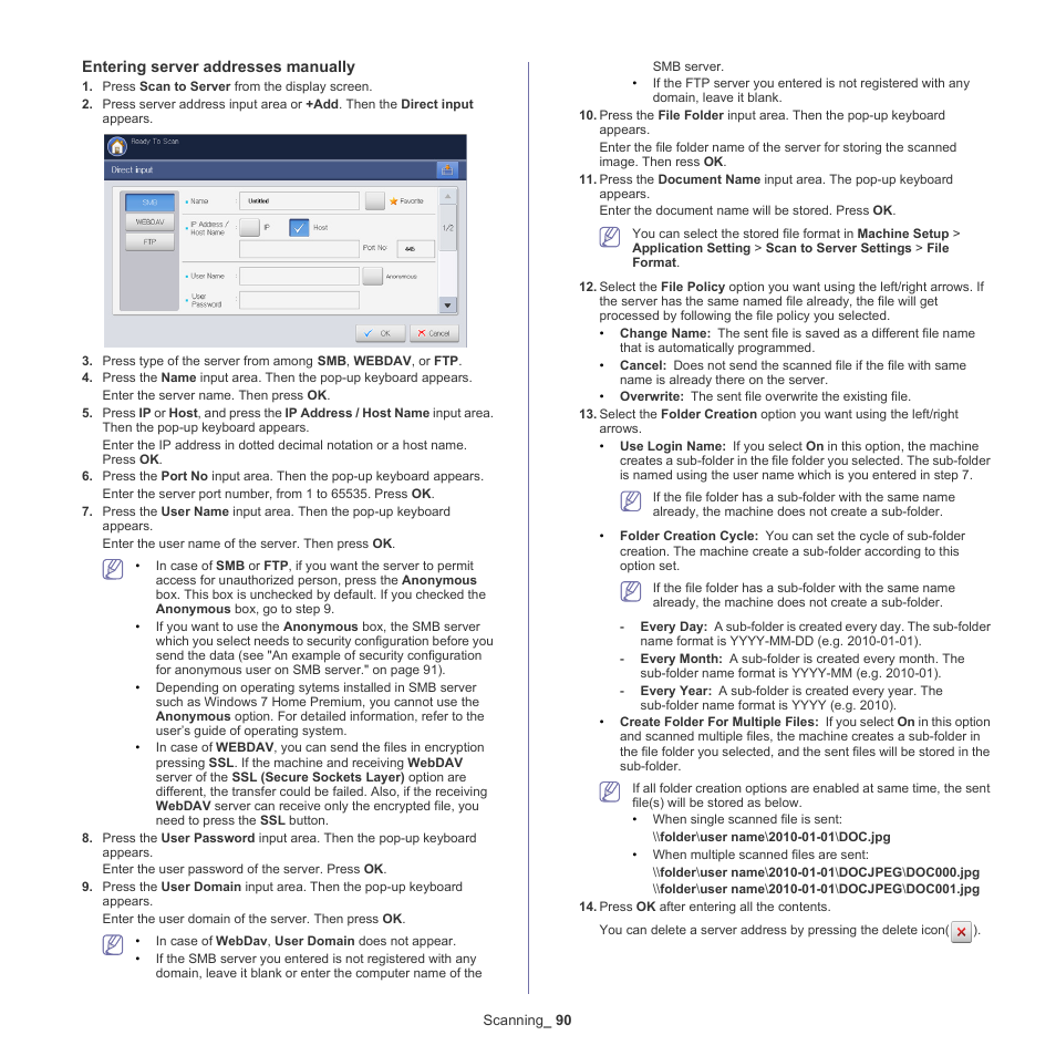 Samsung SCX-8240NA-CAS User Manual | Page 90 / 265