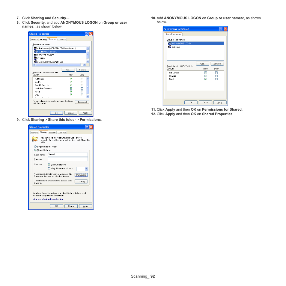 Samsung SCX-8240NA-CAS User Manual | Page 92 / 265