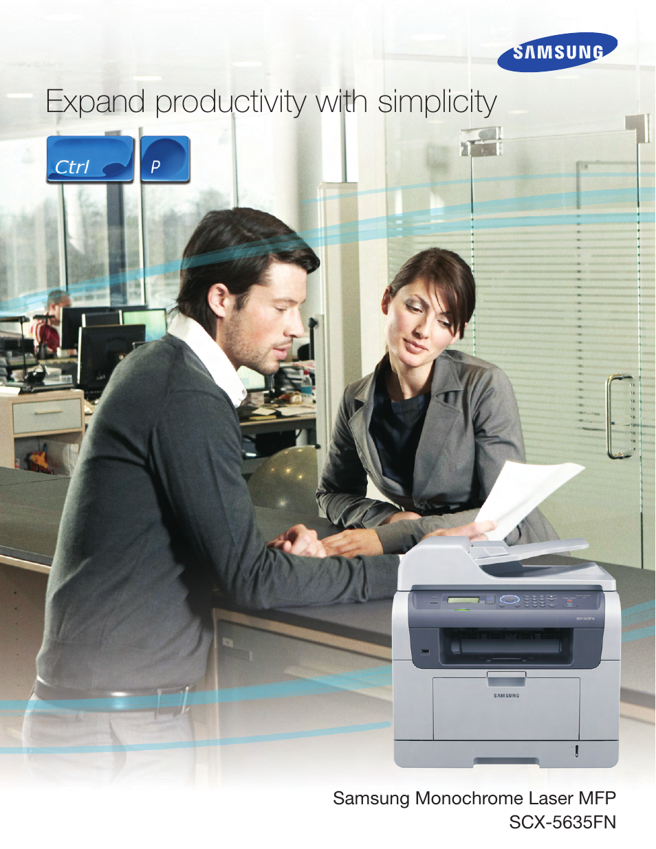 Expand productivity with simplicity | Samsung SCX-5635FN-XAA User Manual | Page 3 / 6
