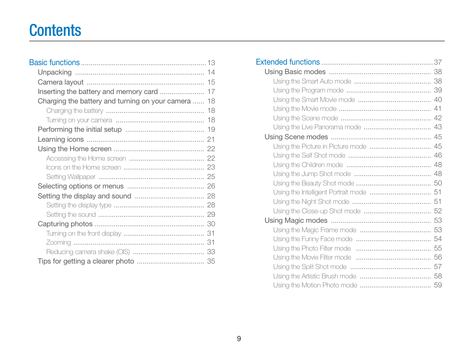 Samsung EC-DV300FBPUUS User Manual | Page 10 / 168