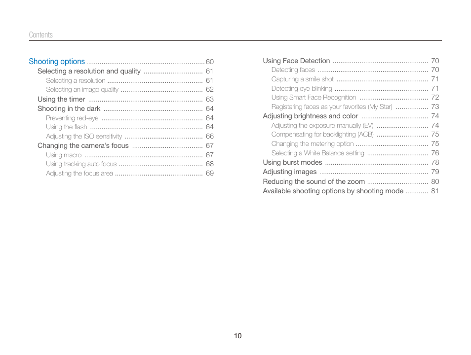 Samsung EC-DV300FBPUUS User Manual | Page 11 / 168