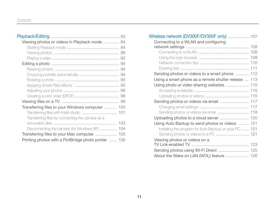 Samsung EC-DV300FBPUUS User Manual | Page 12 / 168