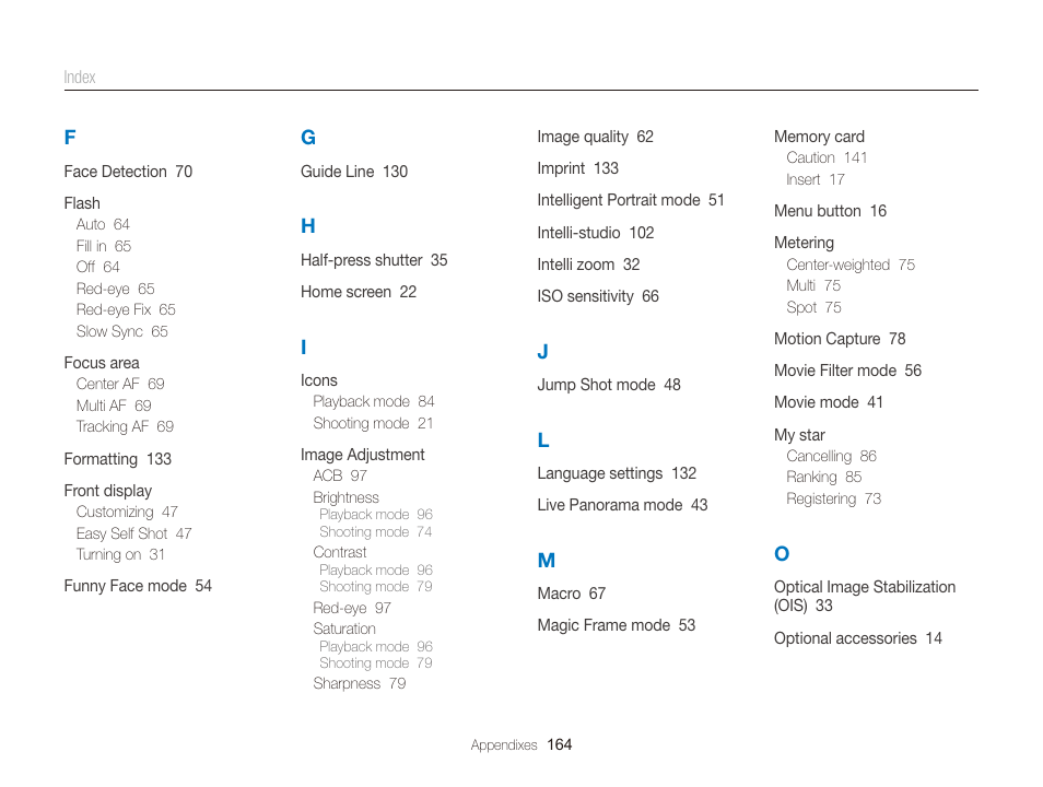 Samsung EC-DV300FBPUUS User Manual | Page 165 / 168